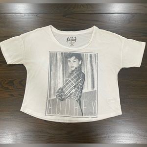 Audrey Hepburn vintage crop top
